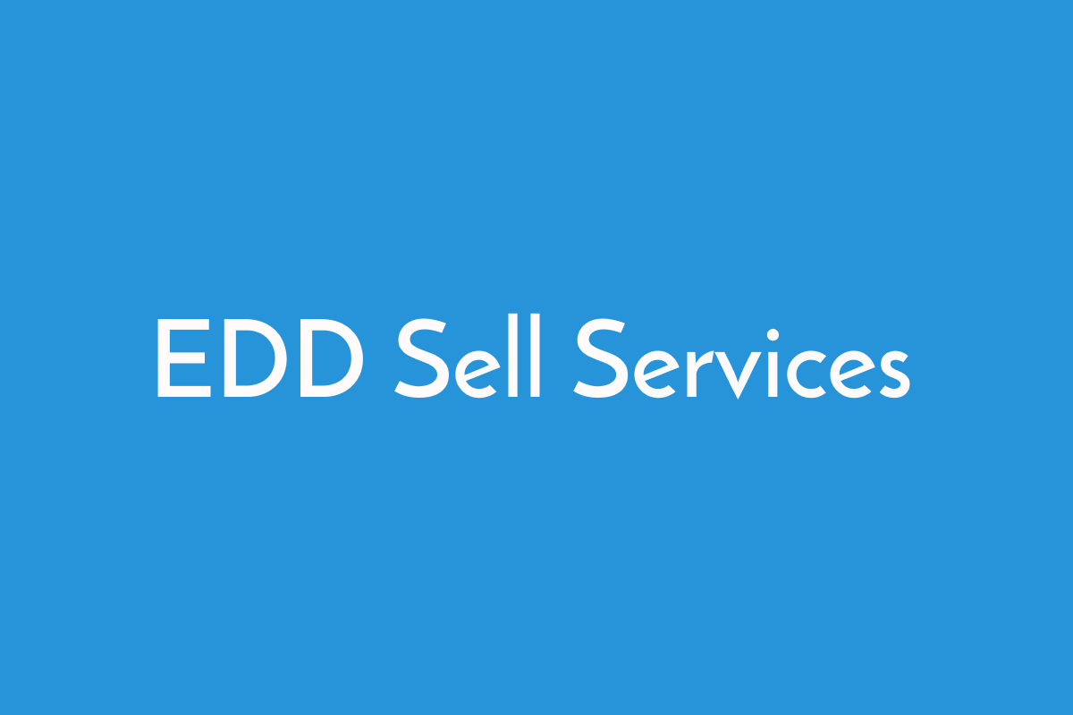EDD Sell Services