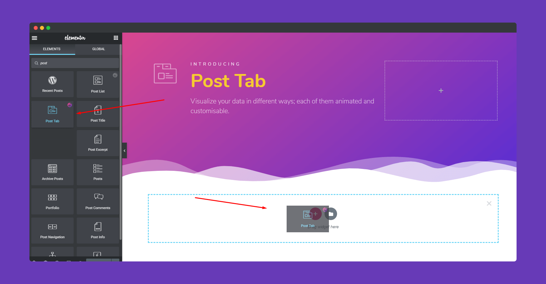 Post Tab Widget