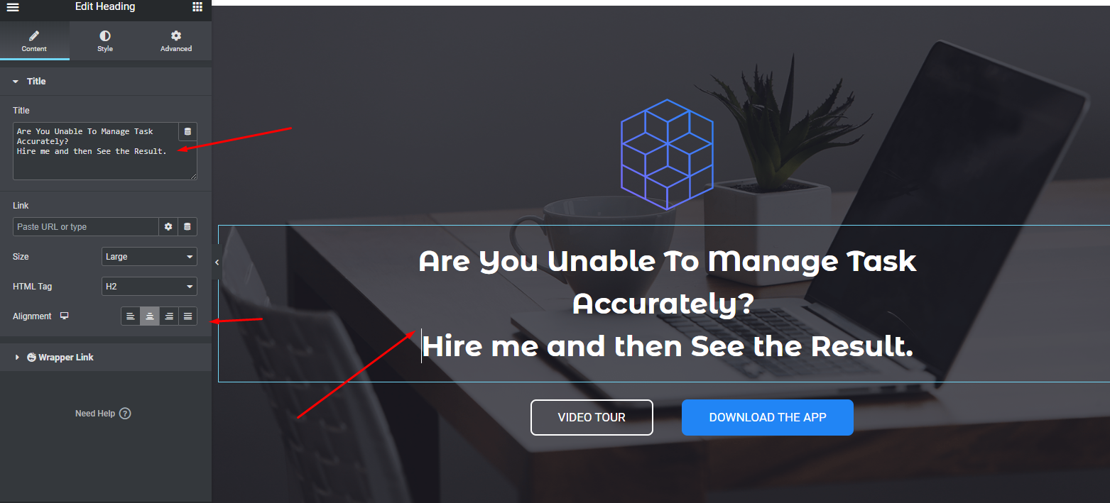 website design