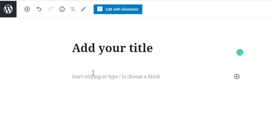 How to add paragraph block in Gutenberg