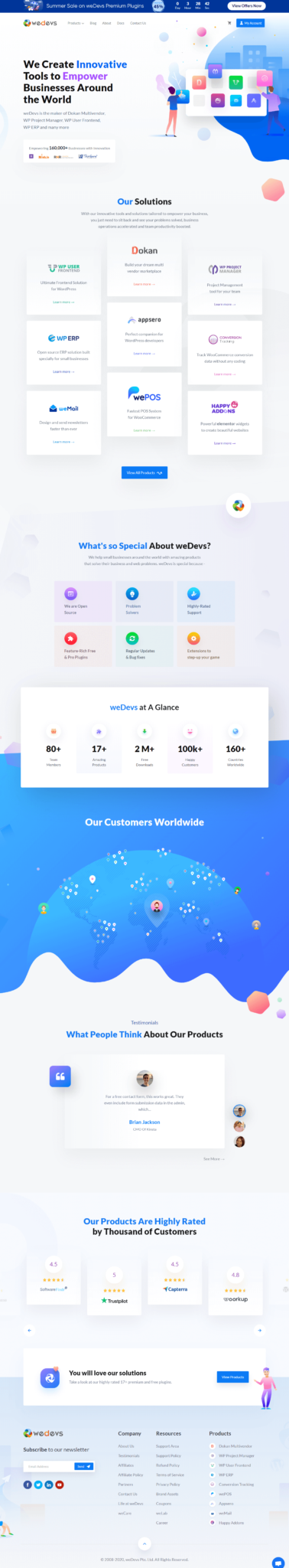 Another engaging landing page example