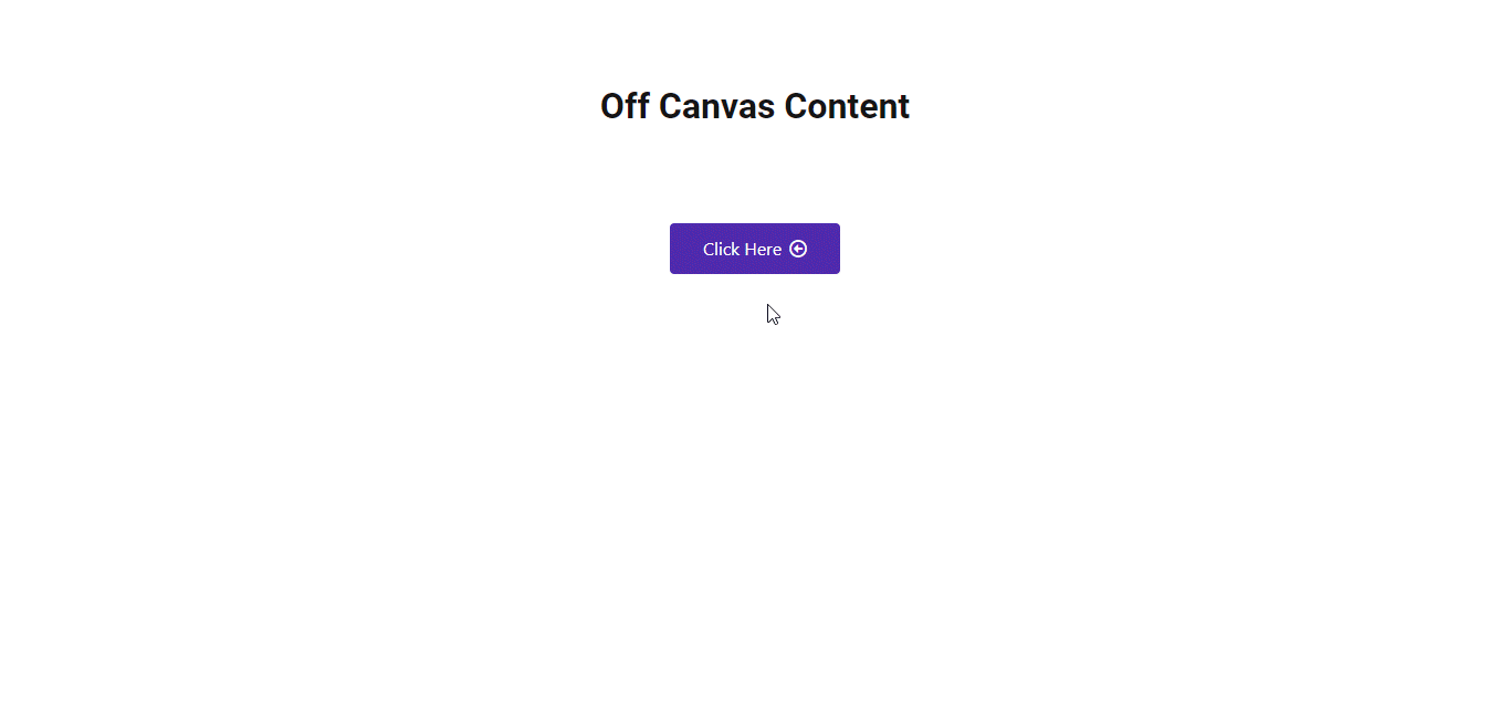 Final Preview Off Canvas content