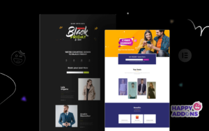 Black Friday and Cyber Monday are around the corner, and people are waiting for these festivals to grab the best product deals. That is why giving an attractive look to your website during this festive season is very necessary. But, creating a whole new landing page might be difficult in a short period of time. Don't worry. By using Happy Elementor Addons Black Friday and Cyber Monday Landing Page templates, you can easily develop a whole new landing page in a few minutes. In this today's blog, we are going to show how to boost your website design using HappyAddons templates during this festival season. Before that, we'll talk a bit about these two festivals and why they are important to online business communities. What are Black Friday and Cyber Monday? Black Friday is the immediate following of the famous Thanksgiving day. This is when people start shopping to celebrate the Christmas festival. Since the late 1980s, retail sales on this day have constantly been suppressing the past volumes. See the graph below. Source: Salecycle.com The first Monday following Thanksgiving day each year is called Cyber Monday. It was first introduced in 2005 by the USA National Retail Federation to encourage people to buy online. Though this festival originated in the USA, it is celebrated globally today. See the stats below. Source: Salecycle.com It indicates customers' buying behavior around this day is growing up over time. Many customers today keep a budget to buy products on these two days. So, why won’t you prepare a Cyber Monday landing page if you have an online store? Importance of Designing Landing Pages for Black Friday and Cyber Monday Festival Having a well-design website is one of the major checklists if you are running an online business. Most importantly, you have to make sure that your website remains up-to-date to boost your sales. That is why you need to redesign your website or make a new landing page during the Black Friday and Cyber Monday festivals. Because most online product & service-based businesses promote special deals during these two festivals. Here are some remarkable ways dedicated landing pages during these festivals can positively impact the performance of your online business. Boosts your product salesIncreases conversion rateOpportunity to collect potential email leadsGrabs users' attention toward your siteReduces bounce rateIncreases website visitors. Elementor Black Friday New Seasonal Kit is Already Here! Source: Elementor To make this Black Friday more enjoyable, Elementor has launched a New Seasonal Kit that includes landing pages, sections, pop-ups, and vector assets. All these design elements are made by the Elementor team so that one can easily use them on their website to ensure more sales and conversions. New Elementor Black Friday Seasonal Kit offers: 3 Landing pages6 Sections 6 Popups A collection of stickers & animations You can only get these ready-made Black Friday landing pages and sections if you have Installed Elementor Pro on your site. However, if you are looking for templates that are outside of the box, you can go with Happy Addons, the fastest Elementor Addons on the market. It's very easy to use, flexible and has tons of advanced features and widgets that can ease your website design journey. Also, you'll get several festival landing page templates & blocks. Moreover, you can use free Black Friday and Cyber Monday design blocks and templates to decorate your site. Most importantly, these templates and blocks are easy to customize and can be used for multiple purposes. Now let's see how you can use the Happy Addons templates to design your website according to the Black Friday theme. Pre-Requisites to Use HappyAddons Templates to Design Black Friday and Cyber Monday Landing Pages You must have the following plugins installed on your site to get access to the HappyAddons Template library. Make sure you’ve installed and activated the Happy Addons Free & Premium version of your website. Elementor (Free)Happy Addons (Free)Happy Addons Pro If you are new to Elementor, check this Step By Step Guide For Beginners. If you want to explore the readymade templates of HappyAddons before installing these plugins, you may visit by clicking on the button below. Check out Happy Addons Templates How to Design Black Friday Landing Page on Your Website Once you have the plugins (mentioned above) installed, your website is ready to follow the tutorial guide explained in this section. Get ready now! Step 1: Open a New Page with Elementor Create a new page or open the existing page with Elementor. Next, you have to select the Elementor Canvas option.Unless you select Elementor Canvas, you may watch the header, footer, and unnecessary other texts on the page. These might be irritating to you.Once you open the page with Elementor Canvas, your page will be completely clean. Watch the video below on how to do it. Step 02: Go to HappyAddons Library Click on the HappyAddons Library Icon. It will open up a modal popup. Here you'll find numerous stunning premade Blocks and Pages created by the Happy Addons team. Kindly explore them to create a list of your favorite items. Step 03: Import a HappyAddons Black Friday Template Go to the Page tab on the modal popup.Select Black Friday from the left-side filter option.You will several good-looking templates on your screen.Take your cursor on the one you like and hit on the INSERT button. Wait for a while to finish the installation process. You will get the template on your screen with editable sections and options. Step 04: Set the Black Friday Campaign Deadline A deadline creates a sense of urgency in customers' minds. So, better if you add a deadline section on the page to show your Black Friday deals. The good thing is that if you select the template as we did, you will automatically get a deadline or countdown option. You have to customize it as you want. Step 05: Show Image Carousel Slider on Your Black Friday Landing Page Using the Image Carousel, you can slide show demonstrating discounts on your product categories. Drag and drop the Image Carousel widget on any landing page section. Next, from the Elementor panel, you can add photos and text to the widget. Do it accordingly. Thus, you can add more sections and options on the landing page. Hope you can do it yourself. Step 06: Make the Black Friday Landing Page Mobile Responsive Making a web page mobile responsive with Elementor is super easy. You'll get the mobile responsive option on the Elementor footer section. Clicking on it will open up the option to view your landing page on different device screens. We have explained the process in the video below. Note: Don't delete any widget or section while customizing your landing page for any particular device. Because if you delete a widget or section on any device screen, it will also be applied on other devices. However, you may change their position or alignment or hide them. It won't make any impact on other devices. Step 07: Final Preview of Our Landing Page Here is the final interface of our Elementor Black Friday landing page that we've designed using the Happy Addons' ready-made Template. Get Happy Addons to Add a Black Friday Theme Landing Page on Your Website How to Design Cyber Monday Landing Page on Your Website You will require the same prerequisites (Elementor and HappyAddons Plugins) to design the Cyber Monday landing page on your website. Hope you have them ready on your website. Now, let's get into the tutorial part. Step 01: Import a Cyber Monday Readymade Landing Page Template Go to the HappyAddons Template library.Choose the Cyber Monday template you like.Click on the INSERT button. Wait for a while to finish the installation process. You'll get a page design like the following image below. Step 02: Edit Different Sections of the Page In the first tutorial, you saw the deadline/countdown option was already embedded in the template. But this template doesn't have it. So, you can bring it to your page? Very simple. Create a new section by clicking on the plus icon.Type Countdown on the Elementor search bar.Drag and drop the widget on the section. Customize the Countdown section from the Content and Style tabs of the Elementor panel. Using the Heading widget, we have added the FLASH DEALS text next to the countdown to make it more meaningful. Thus, you can use other exciting widgets on the template to make your landing page super gorgeous. Step 03: Promote Products on the Landing Page Promotional landing pages usually include a section to showcase some hot-selling products to generate instant sales. Using the Image and Button widgets, we have created this section under the FLASH DEALS.You may customize it more as you wish. Step 04: Make it Mobile Responsive We already showed you the process in the first tutorial on making a mobile web landing page responsive. Hope you can do it here as well, following the same guideline. Click on the Responsive Mode icon and do the rest yourself. Bonus: Black Friday and Cyber Monday Landing Page Design Key Considerations Whenever you design a landing page, you need to consider why you need to design this page and what elements they should keep on the page. Because if you are not adding all the necessary features to your page, it will not serve its purpose. This is why you need to focus on a few things before designing your Black Friday landing page. Here are some points you must consider in designing Black Friday and Cyber Monday landing pages. Add Black Friday textSet deals deadlineShow your best-discounted productsAdd coupon code Focus on responsive page designMake your page visually appealingImprove your page user experience or page structureSet a proper website navigation FAQ on Black Friday and Cyber Monday Landing Page Design Now, we'll answer some common questions on Black Friday and Cyber Monday Landing page designs commonly found online. How much does it cost to design a landing page?The cost of designing a landing page varies depending on the complexity of the design, the level of customization required, and whom to hire for the page. A simple landing page can be designed for as little as $25, while a more complex design with multiple customizations can cost upwards of $2,00.However, if you have Elementor and HappyAddons installed, you can design unlimited landing pages at a minimal cost. But like any other tool, you must have a kind of enterprise on them. As they are drag-and-drop builders and their numerous tutorials and documentation are available, they won't take you more than a month to be used to. Check out some wonderful YouTube tutorials on these two plugins. Hope you will enjoy them.How many hours does it take to design a landing page?It mainly depends on the level of design complexity and your web design skill. However, both in Elementor and HappyAddons, you will get countless readymade templates and block sections. You can design a beautiful landing page in 3-5 hours by making a proper combination of them.Can I design Black Friday and Cyber Monday Landing pages with Elementor and HappyAddons free versions?Surely, you can design Black Friday and Cyber Monday Landing pages with Elementor and HappyAddons free versions. But only with the pro versions, you can't add too many exciting features to your pages. For example, free versions will give you access to only a limited number of readymade templates.If you are just a beginner-level designer, free versions are enough. But if you are a professional designer or have a web designing agency, pro versions are a must. Are You Ready To Design Your Black Friday and Cyber Monday Landing Page? Customers look forward to this kind of occasion to buy their favorite products at a minimum price. Naturally, they are drawn to websites that look good and give a festive vibe. That is why adding a Black Friday and Cyber Monday landing page during the festival season will give you an extra edge over the competitors. The above guide shows how to design your Elementor Black Friday Landing page using the Happy Addons' Black Friday Templates and how it can help boost your holiday sales. So if you have any queries regarding this blog, you can comment on us in the below box. If you like this post, then share it on your social channel. Don't forget to subscribe to our newsletter. Also, follow our Facebook and Twitter channels for regular updates. Subscribe to our newsletter Get latest news & updates on Elementor [yikes-mailchimp form=