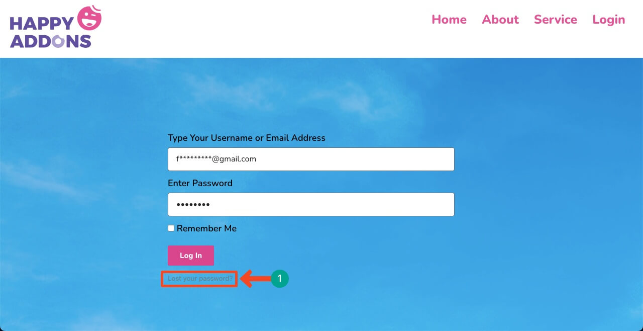 Preview the Login page