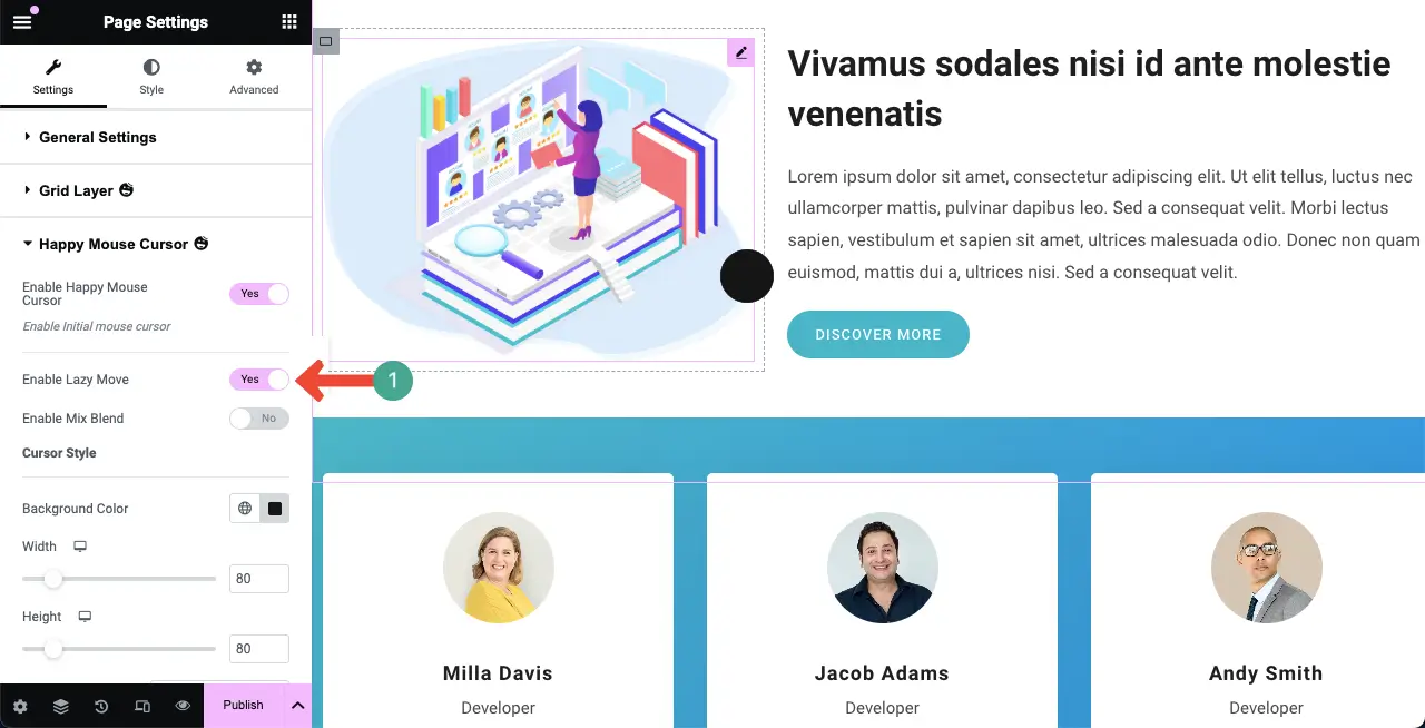 Widgets Optimized for Modern Container Structure