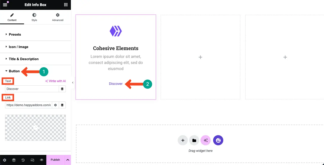 Configure the Button Settings