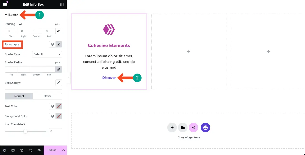 Stylize Feature Button