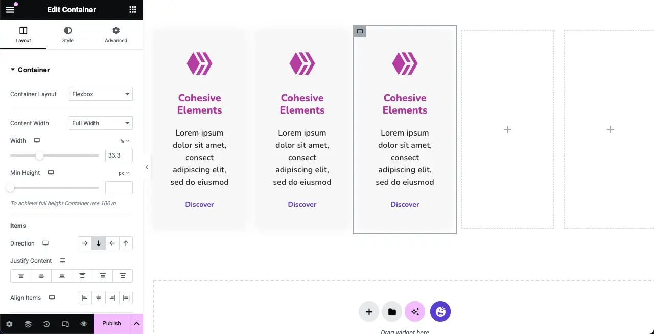 The feature box is duplicated