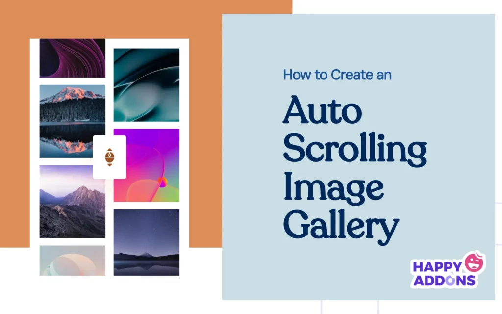 How to Create an Auto Scrolling Image Gallery in WordPress with Elementor