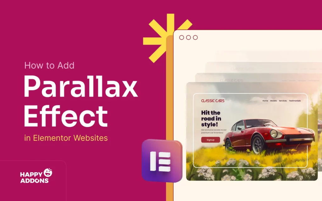 How to Add Parallax Effect in Elementor Websites