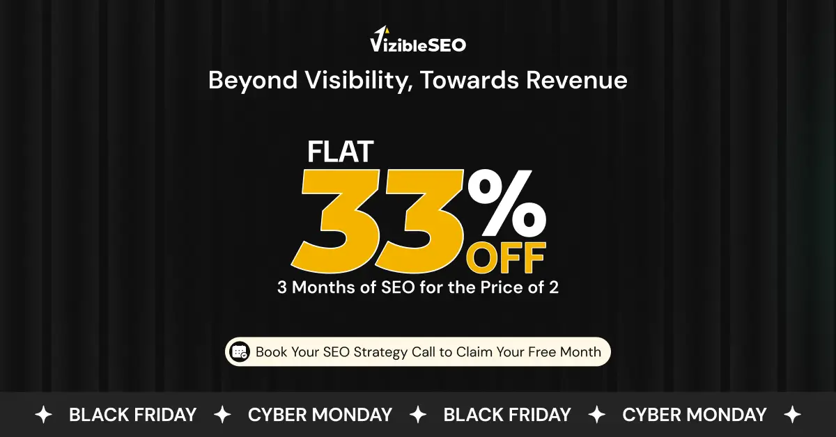 VisibleSEO BFCM 2025
