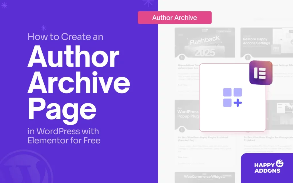 How to Create an Author Archive Page in WordPress with Elementor for Free