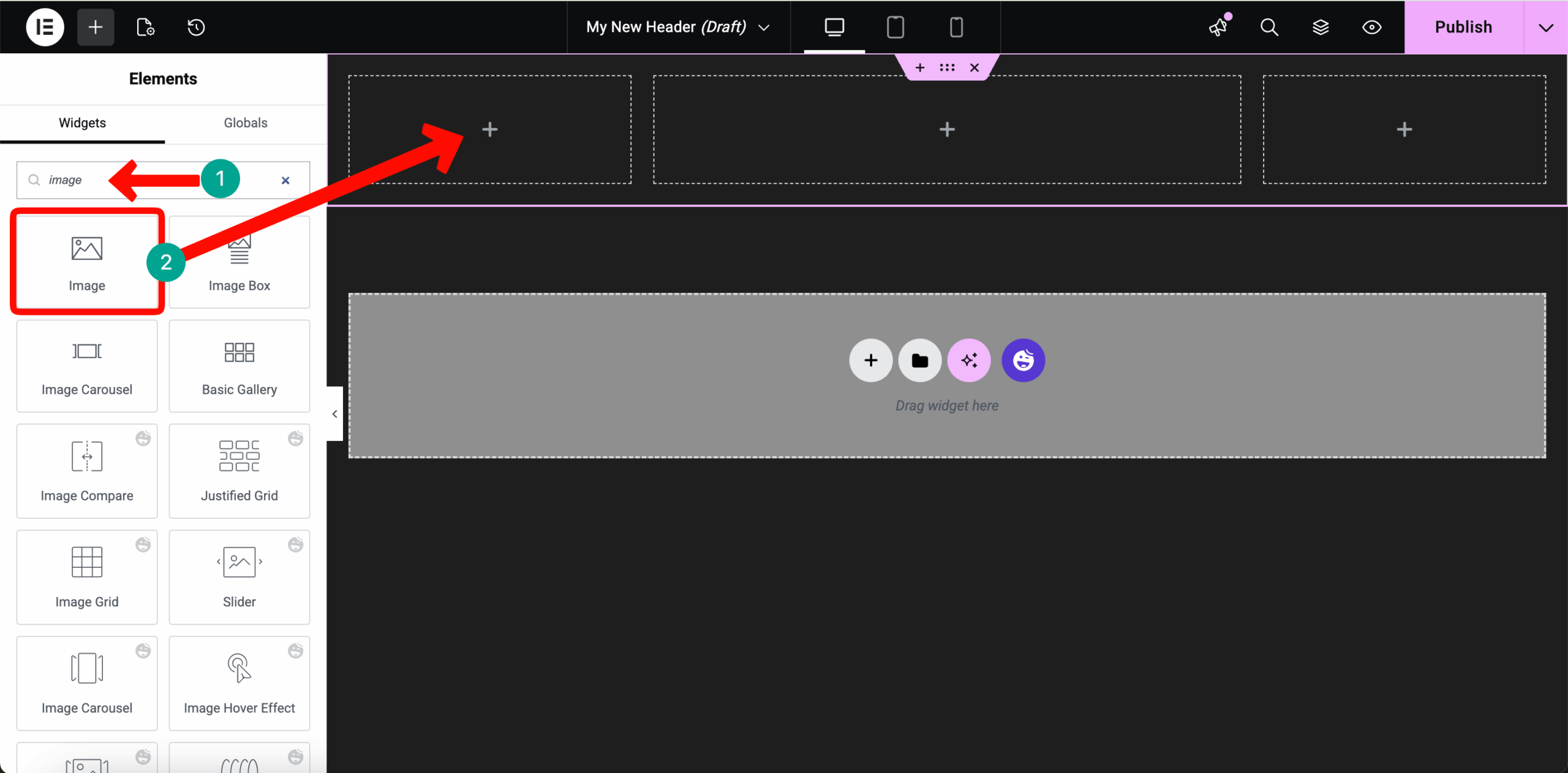Image choosing