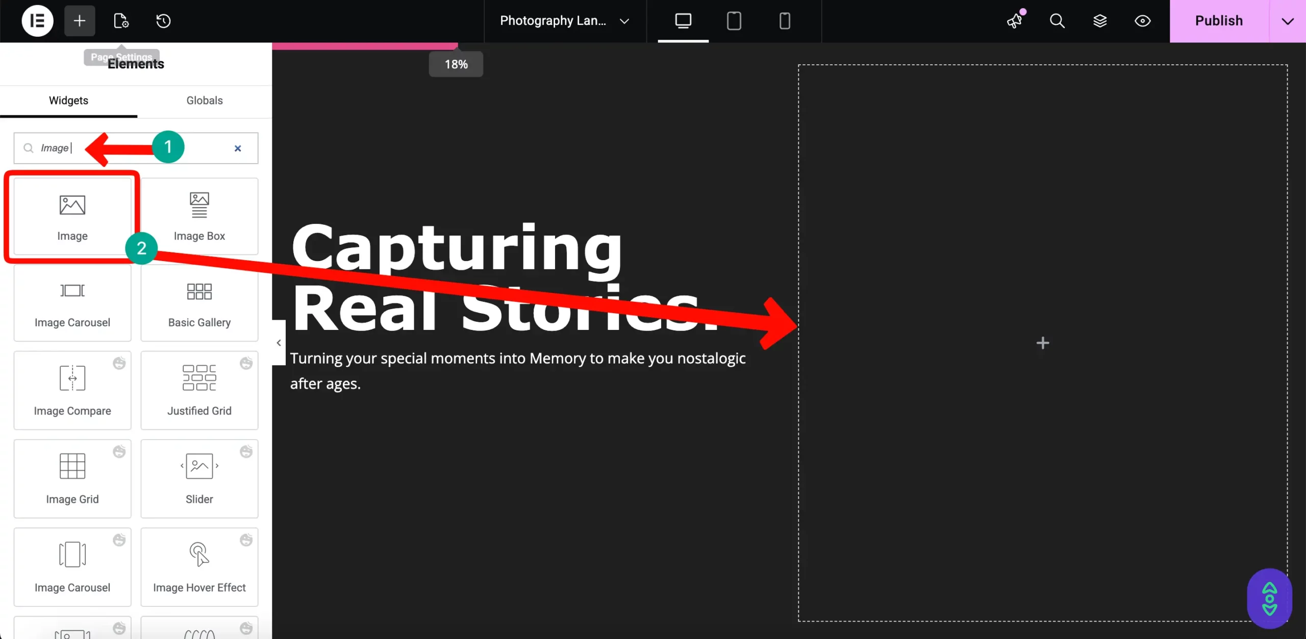 Brand image setup