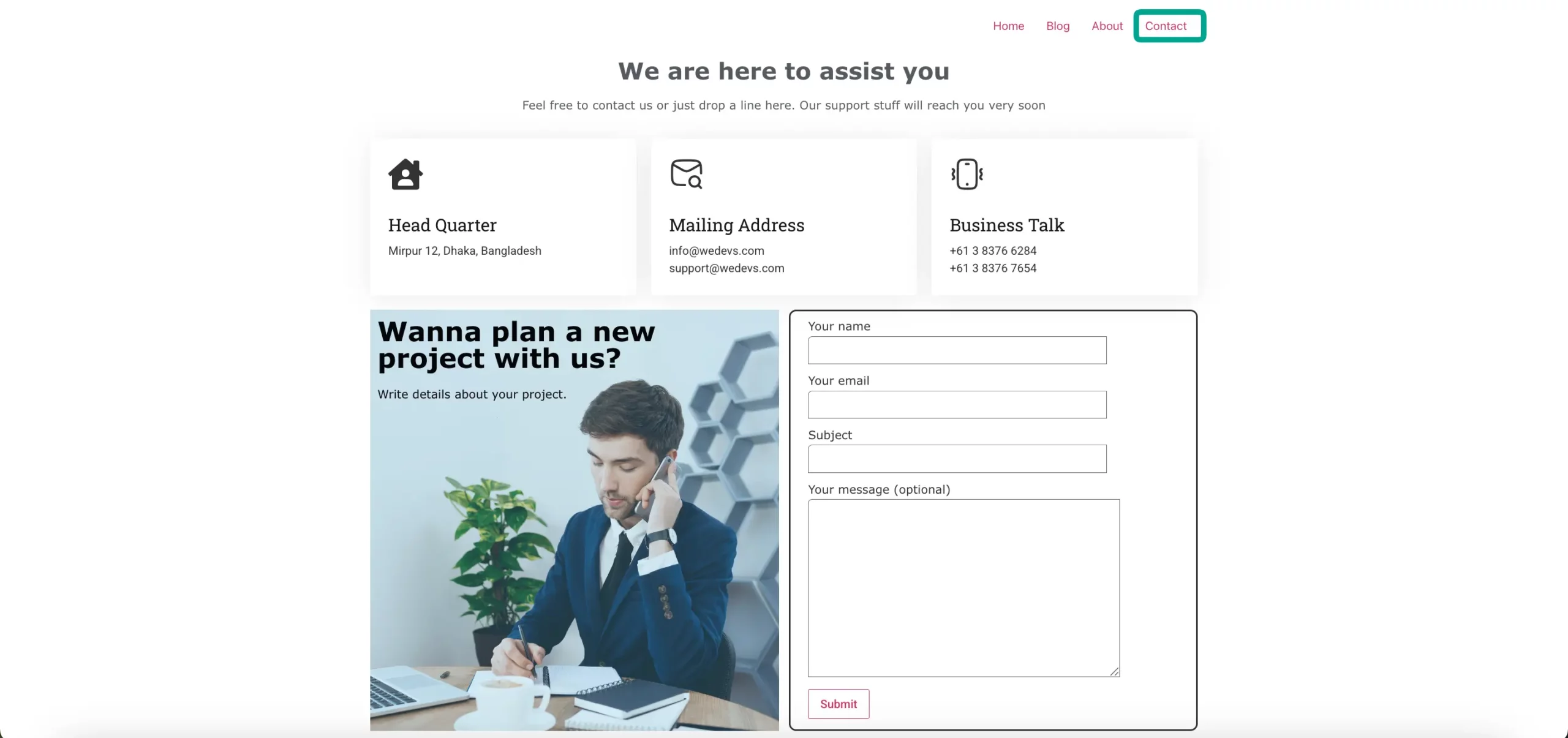 Adding it to the menu page